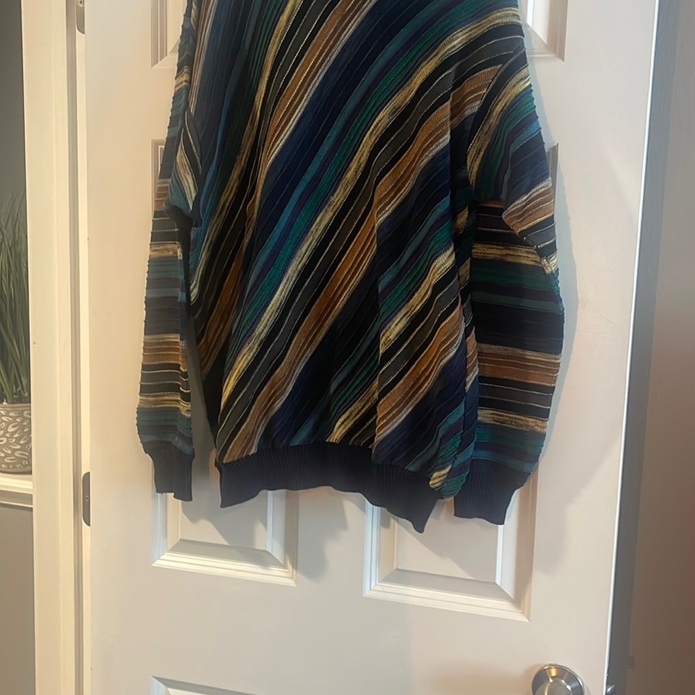 TUNDRA Striped Multicolor Men's Sweater 80’s-90’s RETRO